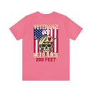Veteran's Girl: Keep Back 200 Feet - Military Design T-Shirt with Attitude and Pride