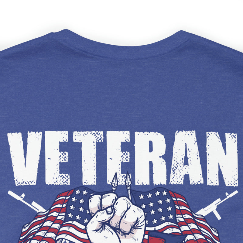 Heart to Heart: Veteran and Daughter Military Design T-Shirt Celebrating Unbreakable Bonds