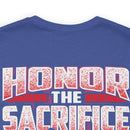 Patriotic Remembrance: Military Design T-Shirt - 'Honor the Sacrifice, Remember the Service