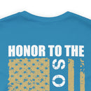 Honor to the Brave: Military Design T-Shirt Saluting Soldiers and Sailors Everywhere