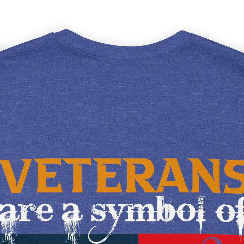 Nation's Pride: Military Design T-Shirt Celebrating Veterans