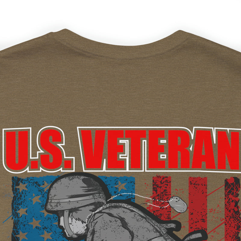 Defender of Liberty and Freedom: U.S. Veteran Military Design T-Shirt