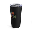 Respect the Veteran: 20oz Military Design Tumbler in Black