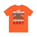 PROUD VETERAN OF THE UNITED STATES ARMY" - Military Inspired Design Premium T-Shirt