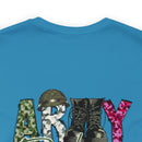 Army Dad: Military Design T-Shirt for Proud Fathers!