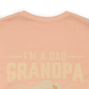 Fearless Patriarch: 'I'm a Dad, Grandpa, and a Veteran - Nothing Scares Me' Military Design T-Shirt
