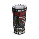 Noble Warriors: 20oz Military Design Tumbler - Embracing the Army's Excellence