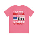 Guardian of Independence: Military Design T-Shirt Asserting Individuality and Defiance of Assumptions