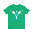 Spreading Wings of Awareness: PTSD Awareness Eagle Design Cotton T-Shirt