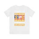 Proud Salute to My Veteran Grandpa T-Shirt: Honoring Family's Military Legacy