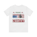 Ultimate Sacrifice: Military Design T-Shirt - 'Regretfully, I Have Only One Life to Give for My Country