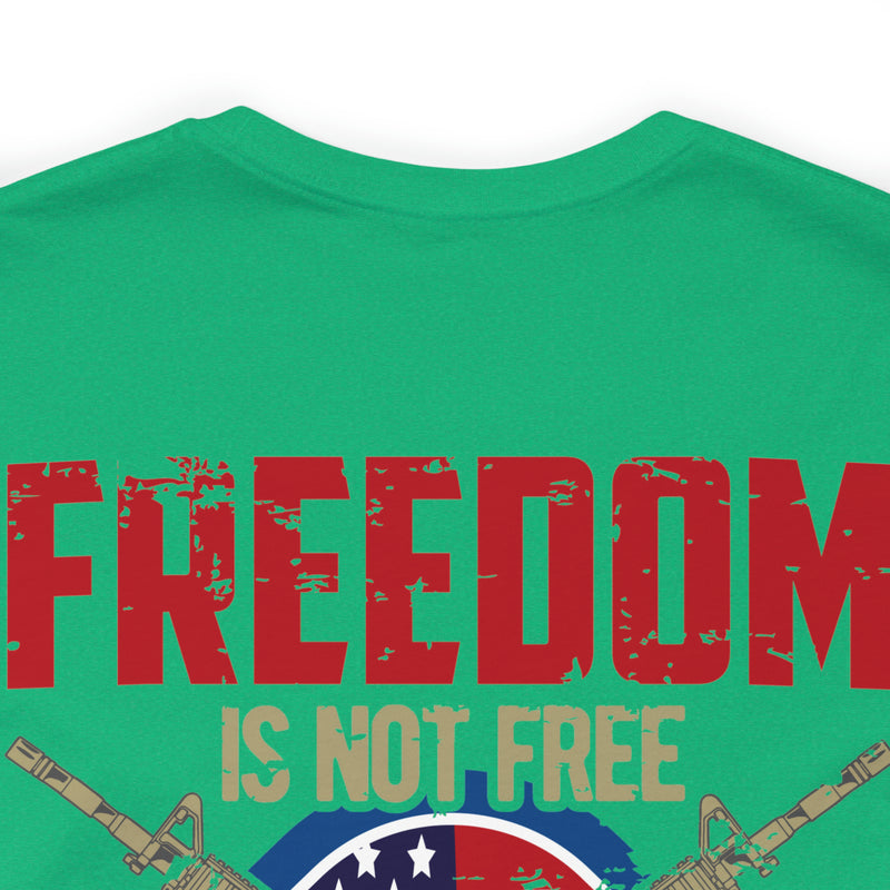 United States Veteran: Freedom Isn't Free - Military Design T-Shirt Honoring Sacrifice