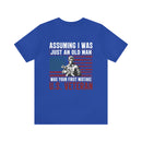 Underestimate No More: Military Design T-Shirt - U.S. Veteran, Proving Age Doesn't Define Valor