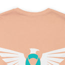 Spreading Wings of Awareness: PTSD Awareness Eagle Design Cotton T-Shirt