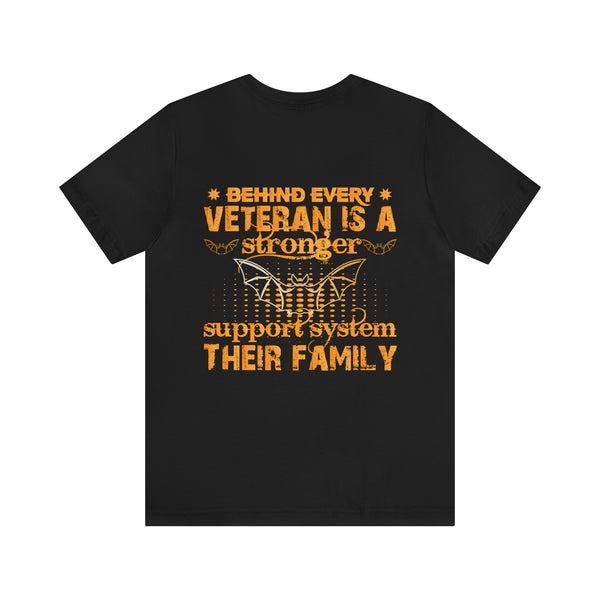Unyielding Support: Military Design T-Shirt Celebrating Veteran Families