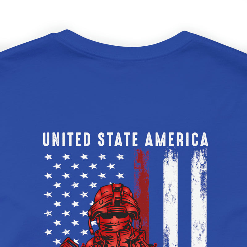 Honoring All Who Served: United States America Veteran's Day - Military Design T-Shirt