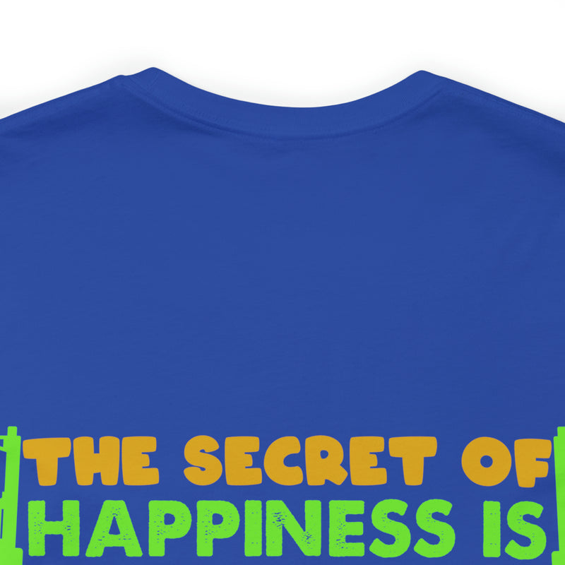 The Secret of Happiness: Military Design T-Shirt - Freedom and Courage Unite