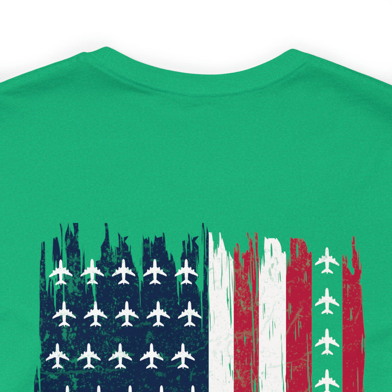 US Vector: Military Design T-Shirt Celebrating American Pride and Strength