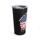 US Army Pride: Proud Veteran - Military Design Tumbler, 20oz