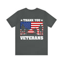 Gratitude and Respect: 'Thank You, Veterans' Military Design T-Shirt