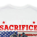 Remembering Sacrifice, Honoring Service: Military T-Shirt with Inspiring Design
