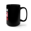 Vietnam War Legacy: 15oz Military Design Black Mug - Honoring the Vietnam Veteran's Service and Sacrifice