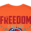 United States Veteran: Freedom Isn't Free - Military Design T-Shirt Honoring Sacrifice