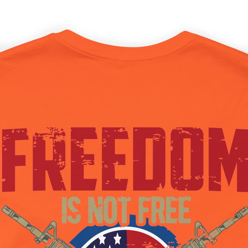 United States Veteran: Freedom Isn't Free - Military Design T-Shirt Honoring Sacrifice