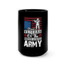 Pride in Service: 15oz Military Design Black Mug for U.S. Army Veterans