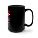 Inspiring Change: 15oz Military Design Black Mug - Love for Country, Power to Transform