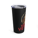 Vietnam Veteran Tribute: 20oz Black Military Design Tumbler for Your Patriotic Refreshments