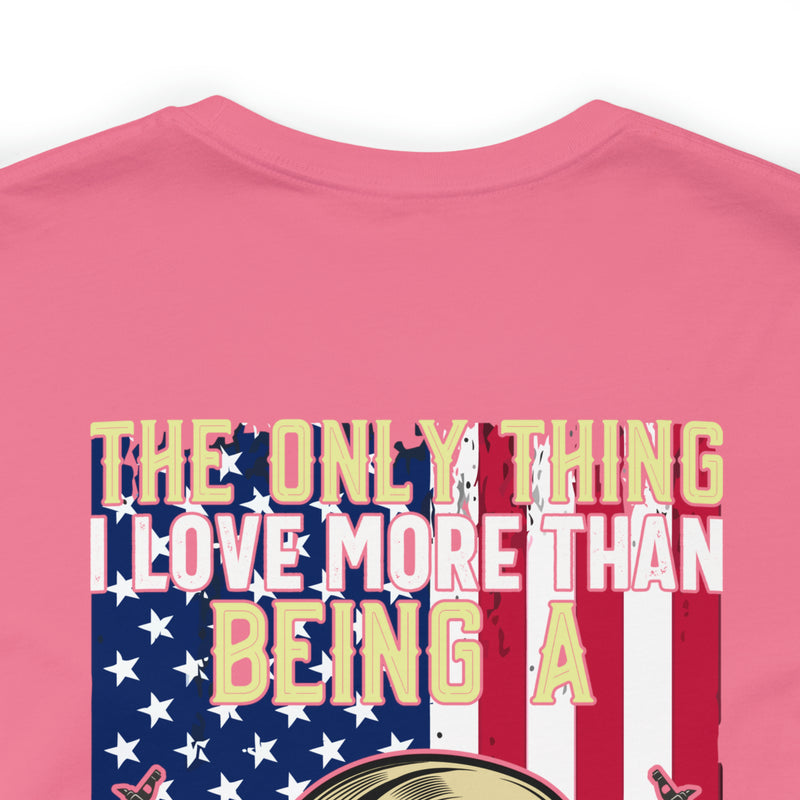 Ultimate Patriotic Tribute: Military Design T-Shirt for Proud Papas Who Love Being Veterans!