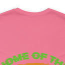 Proudly Brave: Military Design T-Shirt - 'Home of the Free Because of the Brave