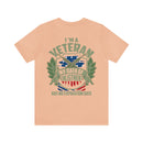 Timeless Commitment: Military Design T-Shirt - 'I'm a Veteran - My Oath of Enlistment Has No Expiration Date