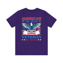 Patriotism Personified: Military Design T-Shirt - American by Birth, Veteran by Choice