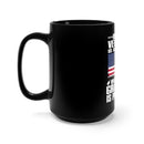 Veteran Grandpa 15oz Military Design Black Mug - Honored Service, Priceless Love!
