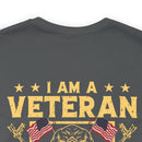 Unisex Military-Styled 'I Am A Veteran: My Oath of Enlistment' Commemorative T-Shirt