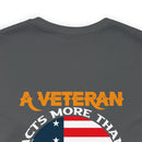 Actions Speak Louder: Military Design T-Shirt - Veterans Lead by Example