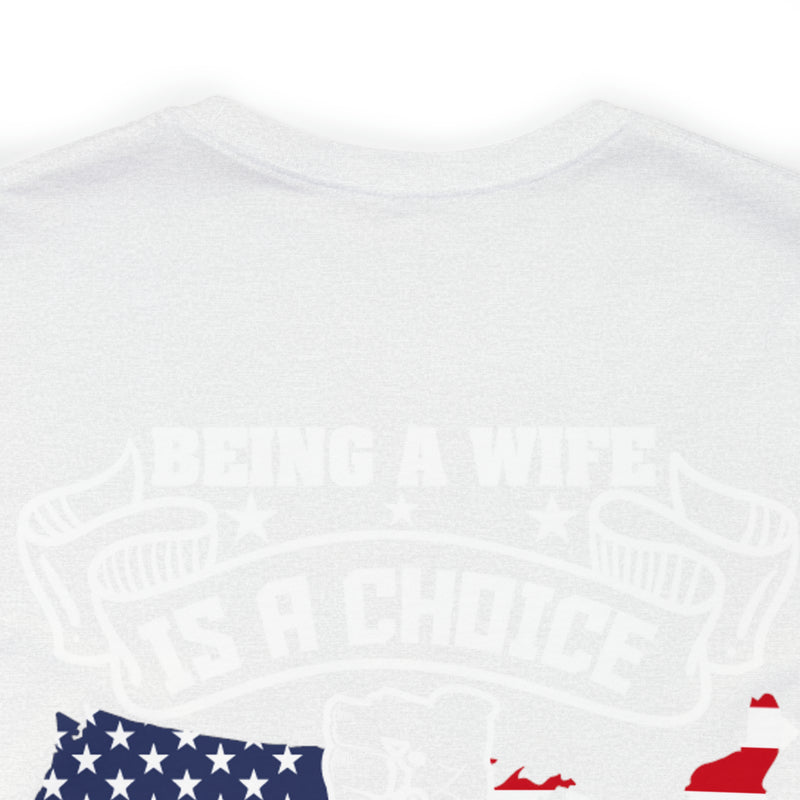 Proud Privilege: Military Design T-Shirt - Honoring Veterans' Spouses with Gratitude!