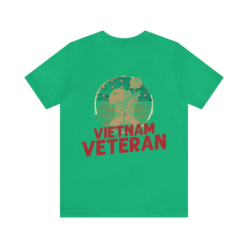 Remembering Our Heroes: Military T-Shirt with 'Vietnam Veteran' Design