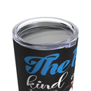 The Best Mom Raises a Veteran - 20oz Military Design Tumbler: 'Love, Strength, and Sacrifice' - Black Background