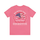 Gratitude Unleashed: Military Design T-Shirt Reminding Us to Appreciate What Truly Matters