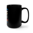 Proud Dad and Veteran: 15oz Black Military Design Mug - 'My Oath Knows No Expiration for Either Role'