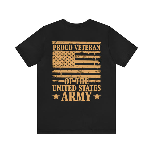 Proud U.S. Army Veteran: Military Design T-Shirt - Wear Your Valor