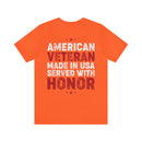 American Veteran: Made in USA, Served with Honor - Military Design T-Shirt for True Patriots