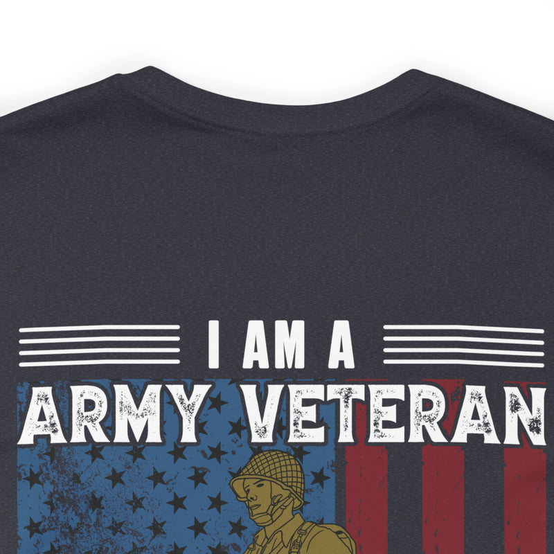 Veteran's Wit and Skill: Military T-Shirt - 'I Am an Army Veteran, I Can Fix Stupid But It's Gonna Hurt