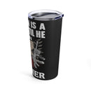 Soldier's Essence: 20oz Military Design Tumbler - Embodying Strength and Courage