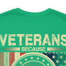 Veterans: American Heroes - Military Design T-Shirt for Patriotism and Appreciation