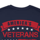 America's Veterans: Honoring Those Who Served with Military Design T-Shirt