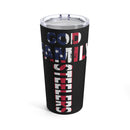 God, Family, Steelers - 20oz Military Design Tumbler: Show Your Proud Allegiance